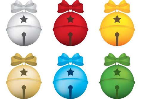 Jingle bells — bells, bells, bells! Jingle Bells Vectors with Bows - Download Free Vectors ...