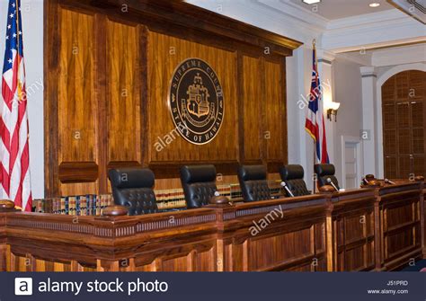 Hawaii Supreme Court Courtroom High Resolution Stock Photography And