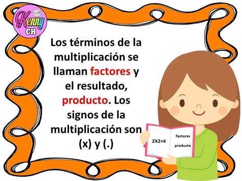 Elementos De La Multiplicación Más Ejercicios Divertidos Orientacion