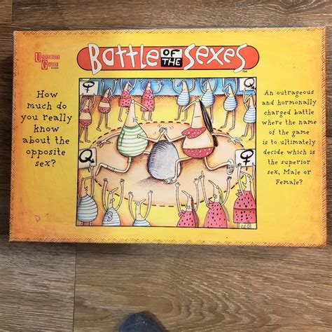 Vintage Toys Vintage Battle Of The Sexes Board Game University
