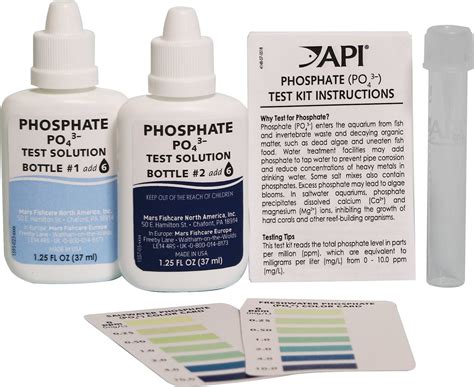 Api Phosphate Po4 Freshwater And Saltwater Aquarium Test Kit 150 Count