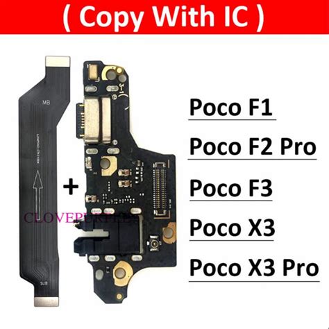 1pcs New Usb Charging Port Dock Charger Connector Board For Xiaomi Poco F2 Pro F1 F3 X3 Pro Main