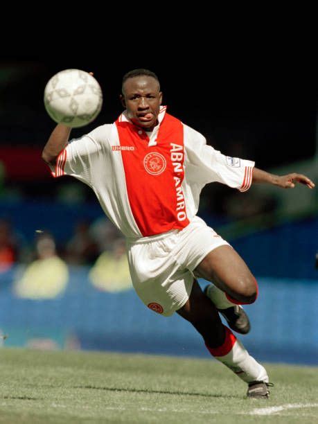 Tijani Babangida Of Ajax Amsterdam In 1997 Running Ajax Sports