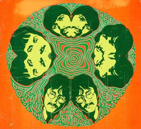Psychedelic Sixties The Beatles Psychedelic Poster Psychadelic Art