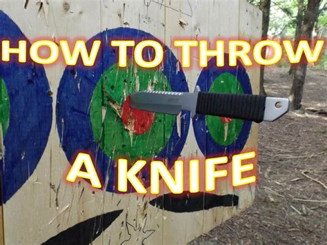 Learn How To Throw Knives Traditional Spin Throw Tutorial How To