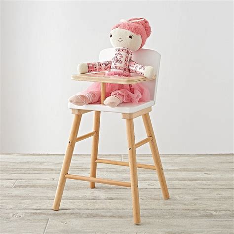 shop mod doll high chair even the fussiest of dolls will eat their pretend peas when they re