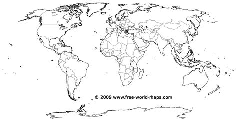 Blank Map World Map London Top Attractions Map