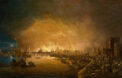 The Fire Of London September 1666 Art Uk