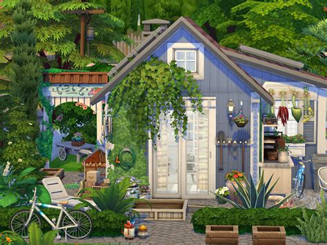 The Sims Resource The Sims 4 Cute Garden Shed No Cc