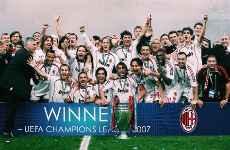 The familiar strains of the champions league theme tune give you a reason to keep. UEFA Champions League Final 2007 #winner #winners #acmilan ...
