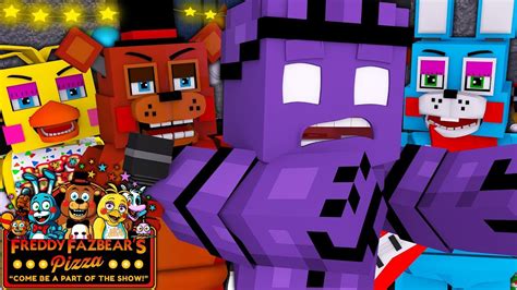 Minecraft Pizzaria Freddy Os Toys Animatronics Pegaram O Purpleguy