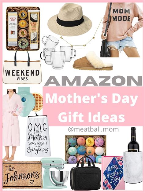 A Woman S Day Gift Guide With The Words Amazonn Mothers Day Gifts On It