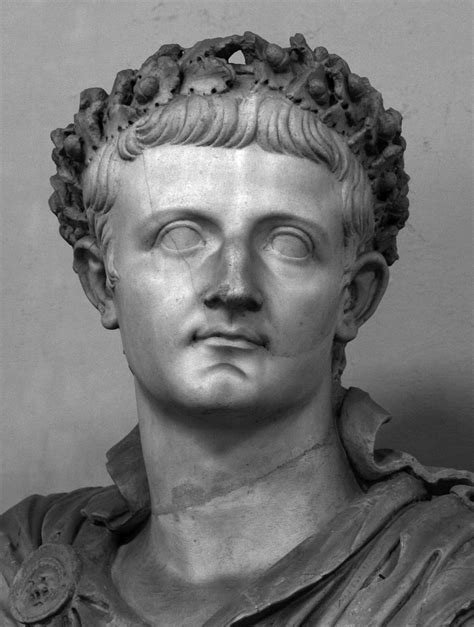 Colossal Head Of Tiberius Rome Vatican Museums Chiaramonti Museum