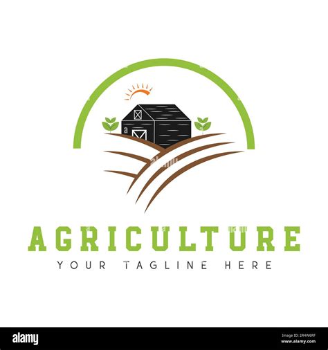 Farm Logo Design Agriculture Logotype Stock Vector Image And Art Alamy