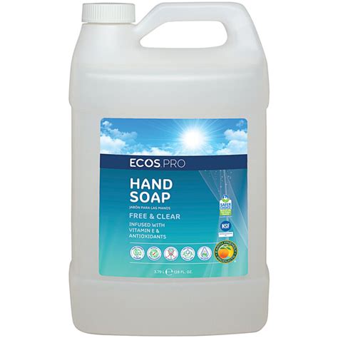 Ecos Pl966304 Pro 1 Gallon Free And Clear Hand Soap 4case