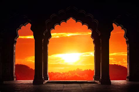 Arch Silhouette At Sunset Stock Photo Download Image Now Istock