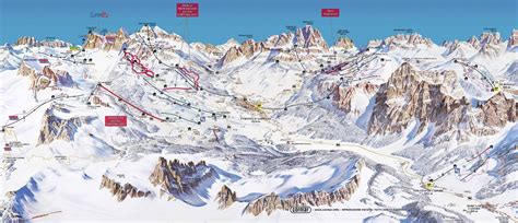 Ski Resort Cortina Dampezzo Slopes