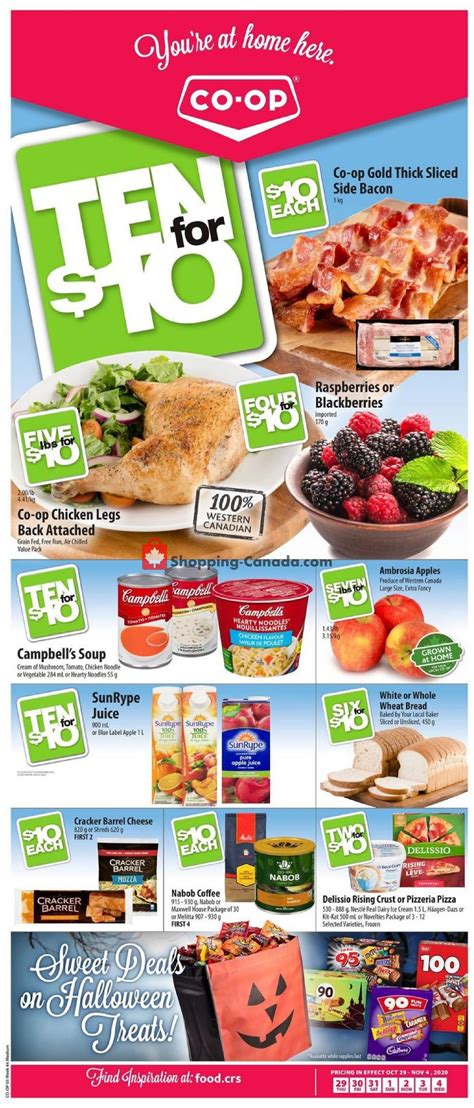 Co Op Canada Flyer Food Ten For 10 On October 29 November