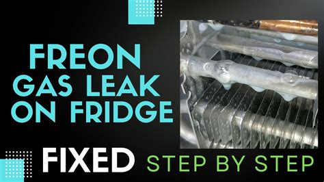Fridge Freon Leak And How To Detect It Youtube
