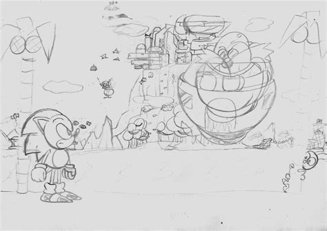 Sonic Vs Eggman On South Island By Classicsonicsatam On Deviantart