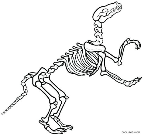 Turn on your dino on my desk app in your android device, and hover device over the printed image to experience the magic! Dinosaur Bones Coloring Page at GetColorings.com | Free printable colorings pages to print and color