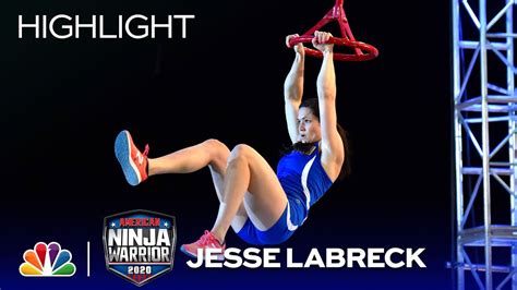 Jesse Labreck Conquers Stage American Ninja Warrior Usa Vs The World Youtube