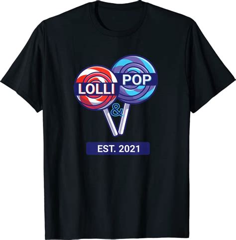 Lolli And Pop Est 2021 Lolly Pops Couples Grandparents Shirt