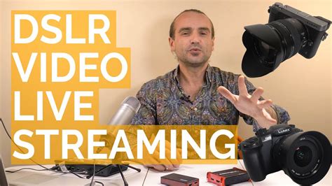 How To Use A Dslr For Live Streaming Facebook Youtube Youtube