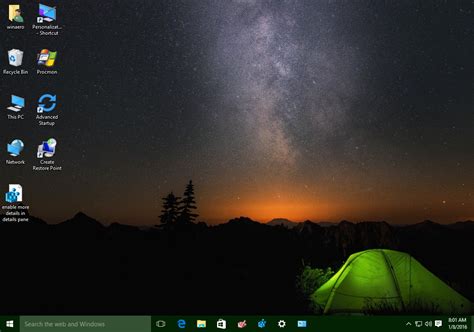 Instead of displaying pictures, some users want to display solid colour as the desktop background on their. Change Desktop icon spacing in Windows 10 and Windows 8 / 8.1