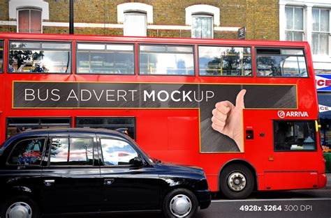 Smart London Bus Psd Mock Ups On Behance