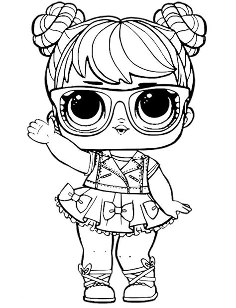 You can print for free in good quality in a4 format. Bon Bon Lol Doll Coloring Page - Free Printable Coloring ...