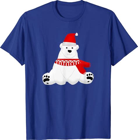 Christmas Polar Bear T Shirt Clothing