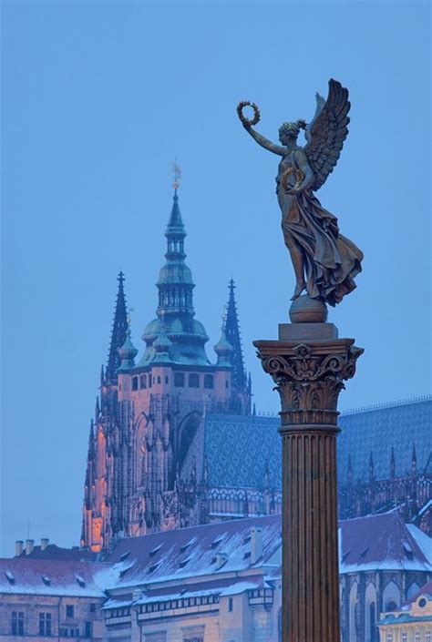 The Statue Of Angel Prague Czech Republic Photographer Tomas Megis