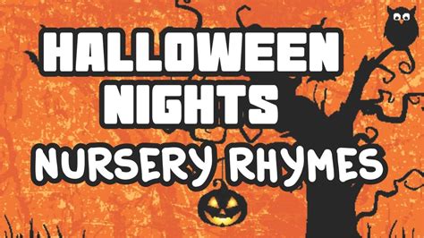 Halloween Night I Nursery Rhymes I Youtube
