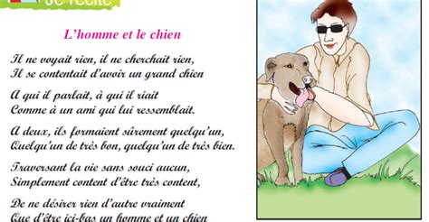 Poeme Sur Le Chien Et L Homme Chien Nouvelles