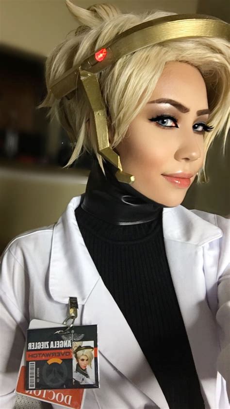 Doctor Angela Ziegler At Your Service Cosplay Makeup Cosplay Makeup
