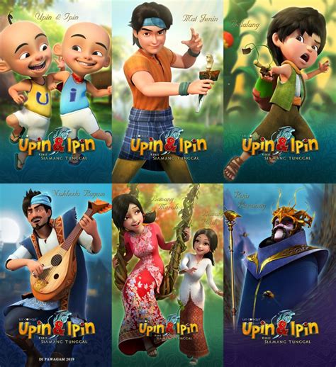 Here is the list of upin & ipin characters, including those who appeared on their associated series and films such as geng : Filem Animasi Upin & Ipin : Keris Siamang Tunggal penuh ...