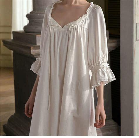 soft white victorian nightgown loungewear nightgown edwardian etsy india nightgowns for