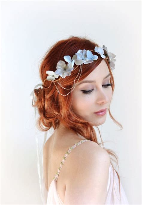 Floral Hair Crown Flower Crown Wedding Wedding Headpiece Bridal