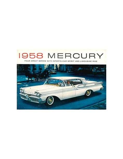 1958 Mercury Range Brochure English