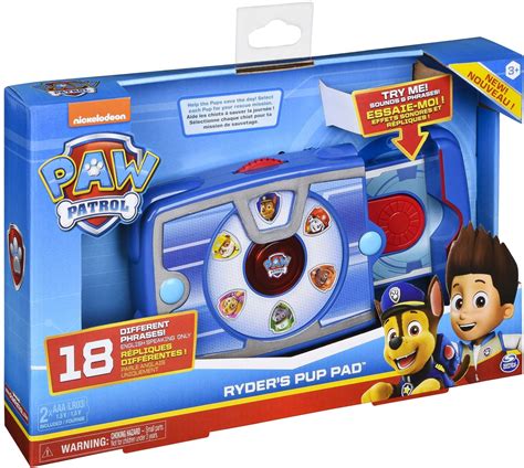 Nickelodeon Paw Patrol Ryders Pup Pad Interacting Toy With Sounds My