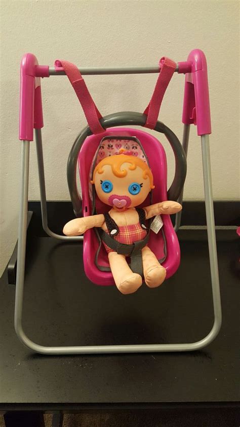 Lalaloopsy Doll With Graco Swing High Chair Car Seat Set Plus
