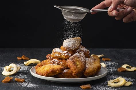 Caramel Apple Beignets Made With Nestle