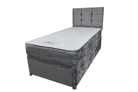 Find stylish home furnishings and decor at great prices! Single 3ft Crushed Velvet Divan Bed Set - Factory Bedrooms
