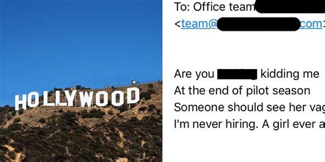Sexism In Hollywood Former Assistant Shares Sexist Emails From Boss