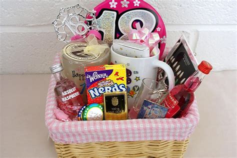 18th Birthday Present Basket Full Of Their Favourite Things