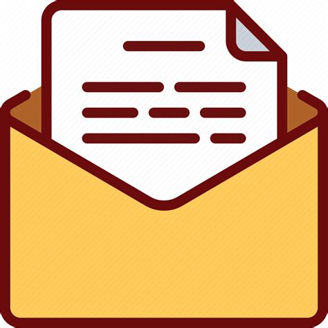 Document Email Envelope Letter Mail Text Icon Download On Iconfinder