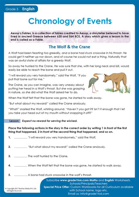 Sequencing Worksheets Grade 4 Worksheets For Kindergarten