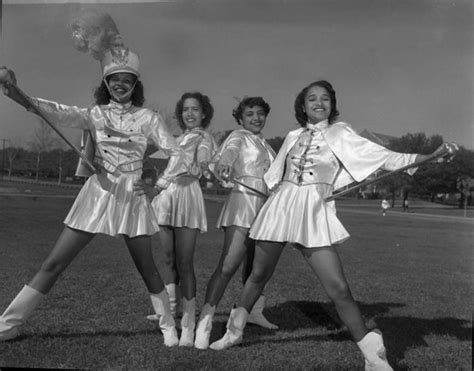 Drum Majorettes C1940 From A College Probably Prairie Flickr
