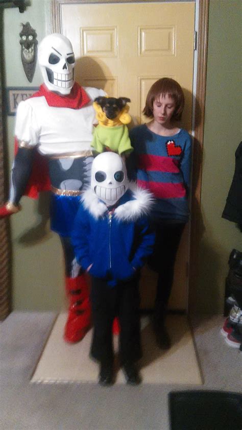 Me And My Kids Undertale Halloween Costumes Ohand Our Dog Rundertale